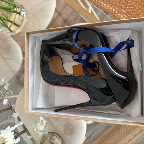 Christian Louboutin So Kate 120 Black Heels - Picture 1 of 13
